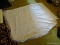 (3RD FL) VINTAGE WHITE CHENILLE BEDSPREAD FOR A TWIN BED, ITEM IS SOLD AS IS WHERE IS WITH NO