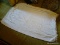 (3RD FL) VINTAGE WHITE POPCORN CHENILLE BEDSPREAD FOR A FULL SIZE BED, ITEM IS SOLD AS IS WHERE IS