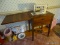 (UPBD1) VINTAGE KENMORE ELECTRIC SEWING MACHINE IN ORIGINAL CABINET- WORKS AND HAS ATTACHMENTS-