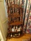 (PARLOR) WALNUT VICTORIAN WHATNOT SHELF- 30 IN X 13 IN X 5 7 IN, ITEM IS SOLD AS IS WHERE IS WITH NO