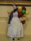 (PARLOR) ROYAL DOULTON FIGURINE- BIDDY PENNY FARTHING- 8 IN H, ITEM IS SOLD AS IS WHERE IS WITH NO