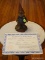 (PARLOR) GNOME FIGURINE-DADDY OWE- 7 IN H, WITH COA, ITEM IS SOLD AS IS WHERE IS WITH NO GUARANTEES