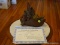 (PARLOR) GNOME FIGURINE- WINKIN, BLINKIN AND NOD, WITH COA- 8 IN X 8 IN, ITEM IS SOLD AS IS WHERE IS