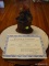 (PARLOR) GNOME FIGURINE- BUTCH, WICK AND BISCUIT- WITH STORY AND COA- 5 IN X 8 IN, ITEM IS SOLD AS