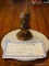 (PARLOR) GNOME FIGURINE- SCOOP WITH COA AND STORY- 9.5 IN H, ITEM IS SOLD AS IS WHERE IS WITH NO
