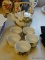 (DR) JAPANESE MADE TEA SET TO INCLUDE A TEAPOT AND 5 ROUND TEA CUPS. ITEM IS SOLD AS IS WHERE IS