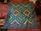 (UPBD1) HOME MADE MACHINE MADE COTTON KALEIDOSCOPE QUILT IN NAUTICAL THEME- 60 IN X 120 IN, ITEM IS