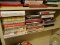 (STUDY) SHELF LOT OF COOKBOOKS TO INCLUDE TITLES SUCH AS COOKING WITH CLASS, ALL AMERICAN COOKBOOK,