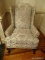 (LR) ONE OF A PR. OF MAHOGANY BALL AND CLAW WINGBACK CHAIRS BY GREENE FURNITURE, NC- THIS ONE HAS