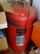 (FRNT PRCH) BRINKMANN GOURMET ELECTRIC SMOKER. IS RED IN COLOR WITH WOOD AND METAL HANDLES. ITEM IS