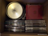 (APTHALL) BOX OF RECORDABLE CD'S WITH SLEEVES, ITEM IS SOLD AS IS WHERE IS WITH NO GUARANTEES OR