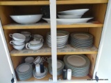 (APTKIT) APPROX. 78 PCS. OF WENTWORTH CHINA- SERVING PIECES, DINNER PLATES, CUPS AND SAUCERS, SALAD