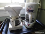 (APTKIT) 2 COFFEE MAKERS- MR. COFFEE AND BLACK AND DECKER, ITEM IS SOLD AS IS WHERE IS WITH NO