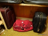 (3RD FL) SAMSONITE AND LUCAS SOFT CASE ROLLING LUGGAGE AND 2 RICARDO CARRY ON BAGS, ITEM IS SOLD AS