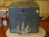 (PARLOR) SWAROVSKI CRYSTAL SHIP IN ORIGINAL BOX- 4 IN., ITEM IS SOLD AS IS WHERE IS WITH NO