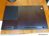(BCKRM) PORTABLE LAPTOP DESK, ITEM IS SOLD AS IS WHERE IS WITH NO GUARANTEES OR WARRANTY. NO REFUNDS