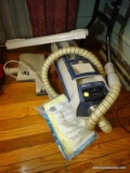 (DR) ELECTROLUX ROLLING CANISTER VACUUM CLEANER WITH REPLACEMENT FILTERS. ITEM IS SOLD AS IS WHERE
