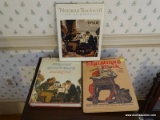 (UPBD1) 2 NORMAN ROCKWELL TABLE BOOKS AND A SATURDAY EVENING POST CHRISTMAS BOOK, ITEM IS SOLD AS IS