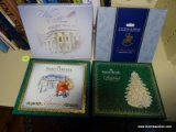 (UPBD1) 4 WHITE HOUSE CHRISTMAS ORNAMENTS IN ORIGINAL BOXES- 2003, 2000,2008, 2011, ITEM IS SOLD AS