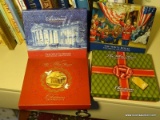 (UPBD1) 4 WHITE HOUSE CHRISTMAS ORNAMENTS IN ORIGINAL BOXES- 2004,2010,2012, 2013, ITEM IS SOLD AS