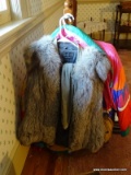(UPBD1) CLOTHING LOT- CONSISTING OF A LADIES HP OF SWEDEN FUR VEST, LADIES GALLERY SIZE SMALL