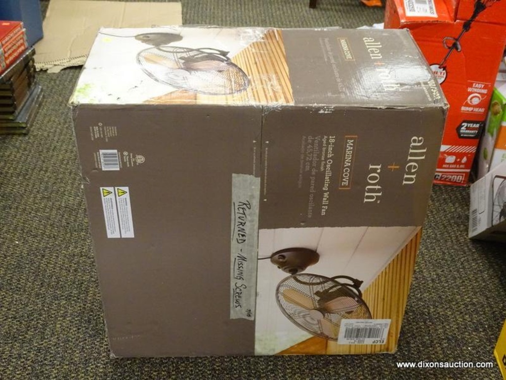 R4) ALLEN + ROTH MARINA COVE 18-IN PLUG 
