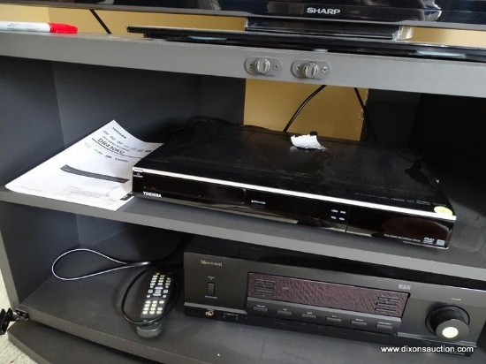 (LR) TOSHIBA DVD PLAYER- DR430KU, ITEM IS SOLD AS IS WHERE IS WITH NO GUARANTEES OR WARRANTY. NO