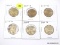 Dollar - Sacagawea - 6 coins of various dates