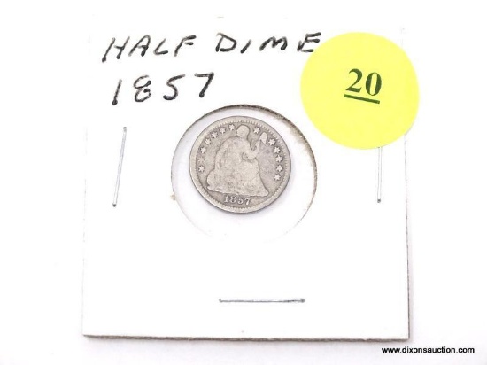 1857 Half Dime - Seated Liberty