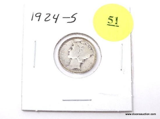 1924-S Dime - Mercury