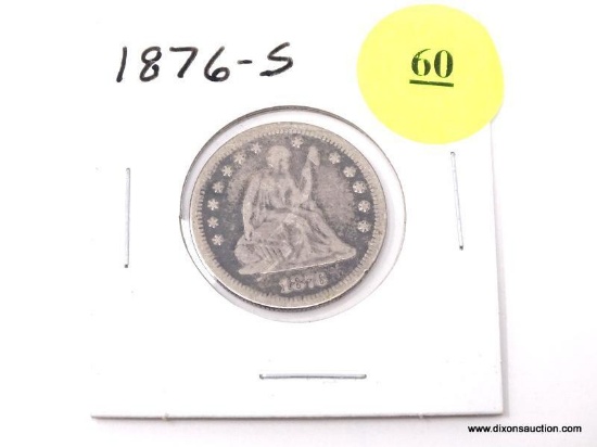 1876-S Quarter - Seated Liberty