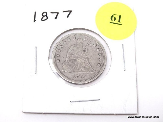 1877 Quarter - Seated Liberty