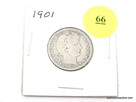 1901 Quarter - Barber