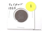 1825 Half Cent