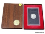 1971 Eisenhower Silver Dollar - brown box