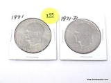 1971, 1971-D Dollar - IKE