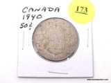 1940 Canada - 50 cents - silver