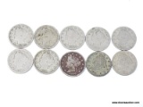 Nickel - Liberty (V) Bag of 10 coins - various dates.