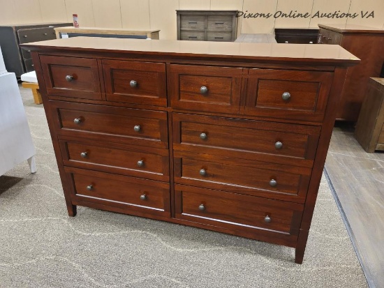 (R2) MODUS PARAGON 10 DRAWER DRESSER IN TRUFFLE 4N3582. GET A FRESH TAKE ON CLASSIC SHAKER STYLE
