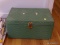 (MBD) SEWING BOX WITH NOTIONS, ITEM IS SOLD AS IS WHERE IS WITH NO GUARANTEES OR WARRANTY. NO