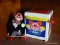 (BD2) VINTAGE TOY BOUNCING CLOWN AND JACK IIN THE BOX TOYS, ITEM IS SOLD AS IS WHERE IS WITH NO