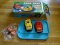 (BD2) VINTAGE BATTERY OPERATED BUMP BUMP TOY CARS IN ORIGINAL BOX, ITEM IS SOLD AS IS WHERE IS WITH