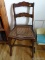 (BD2) ANTIQUE GRAIN PAINTED CANED BOTTOM CHAIR- 17 IN X1 4 IN X 33 IN, ITEM IS SOLD AS IS WHERE IS