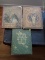 (BD2) 3 VINTAGE TABLE TOP BOOKS- LADY OF THE LAKE- 1910, MILTON'S PARADISE LOST- NOT DATED BUT