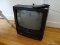 (UPBD) SYLVANIA 13 IN ANALOG TV WITH BUILT IN VHS, INCLUDES REMOTE, ITEM IS SOLD AS IS WHERE IS WITH