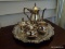 (SUNRM) 5 PC SILVERPLATE TEA SET, ITEM IS SOLD AS IS WHERE IS WITH NO GUARANTEES OR WARRANTY. NO