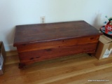 (BD2) VINTAGE CEDAR CHEST- 40 IN X 17 IN X 16 IN, ITEM IS SOLD AS IS WHERE IS WITH NO GUARANTEES OR