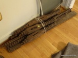 (LR) ANTIQUE SPOOL YOUTH BED PARTS, MISSING PIECES, ITEM IS SOLD AS IS WHERE IS WITH NO GUARANTEES