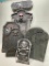 (8H) LARGE GRAVEYARD STYROFOAM GRAVESTONES AND CEMETERY SIGN, TALLEST MEASURES 35 INCHES