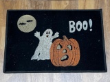 (6F) BOO! HALLOWEEN ENTRYWAY WELCOME RUG (27 X 18 INCHES)